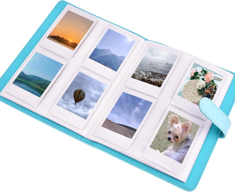 Sunmns Mini 12 Instant Camera Accessories Kit, Accessory Bundle Compatible with Instax Mini 12 Instant Camera, Include Case, Album, Stickers, Photo Frames, Paper Frame, Filters, Strap (Blue) - Image 3